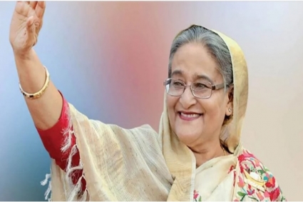 সিলেটে পৌঁছালেন শেখ হাসিনা